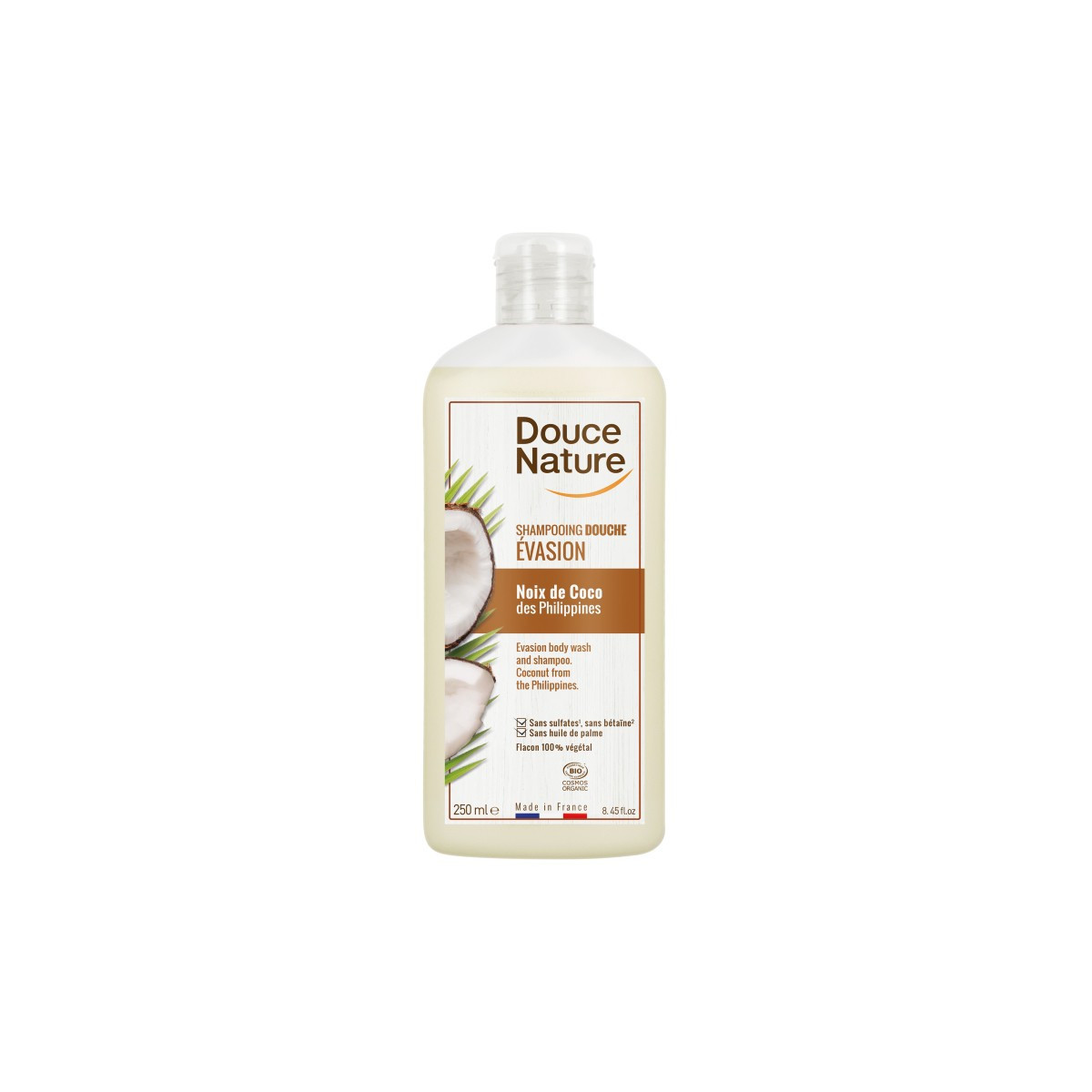 Champu-Gel de Coco Bio 250ml Douce Nature
