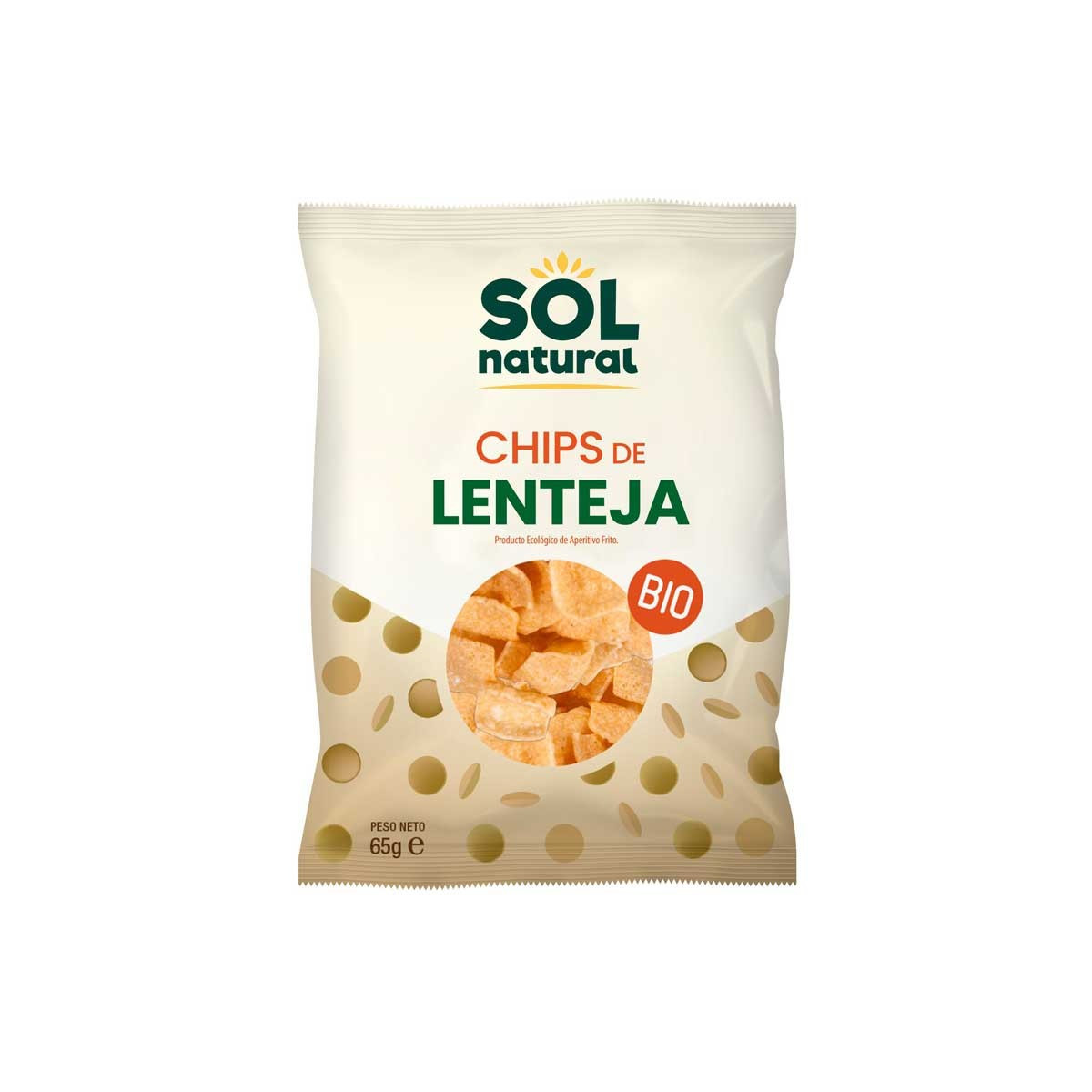 Chips de lenteja bio 65g Sol Natural