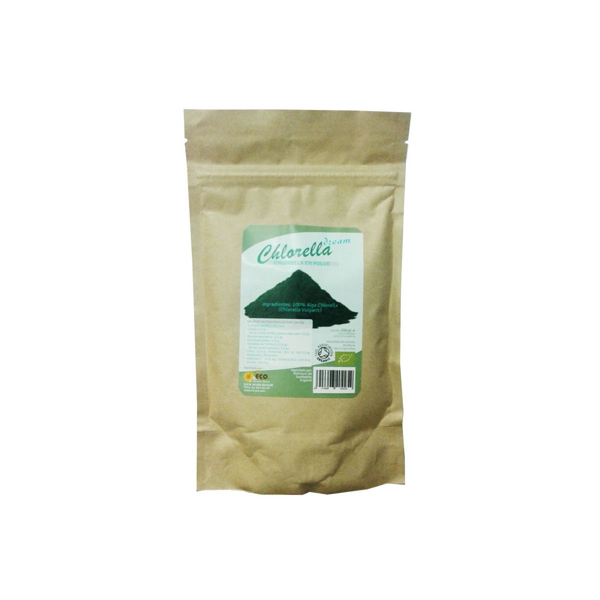 Chlorella bio 200 g Dream Foods