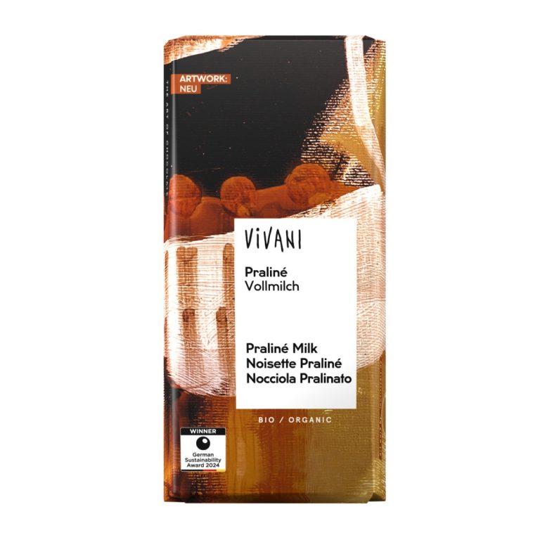 Chocolate con leche con Praline Bio 100g Vivani