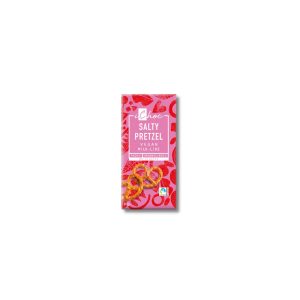 Chocolate vegano con trozos de pretzel 80g Ichoc