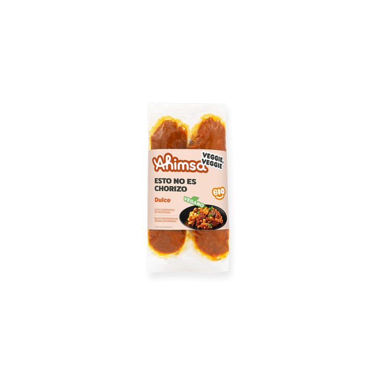 Chorizo dulce vegano Bio 230g Ahimsa