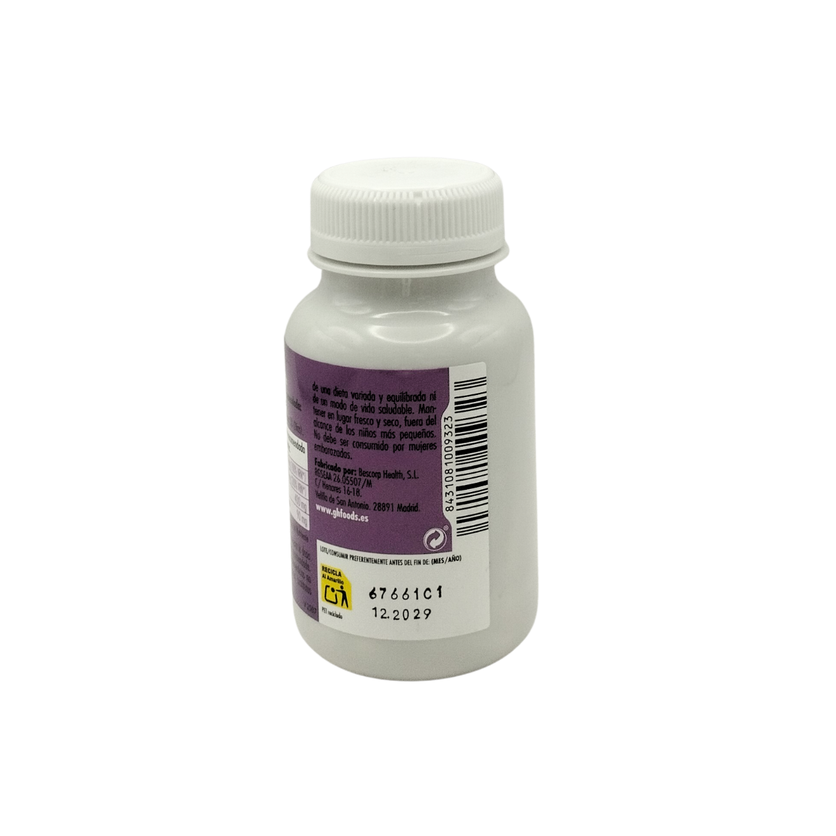 Colageno + Acido Hialuronico 500mg 60 caps GHF