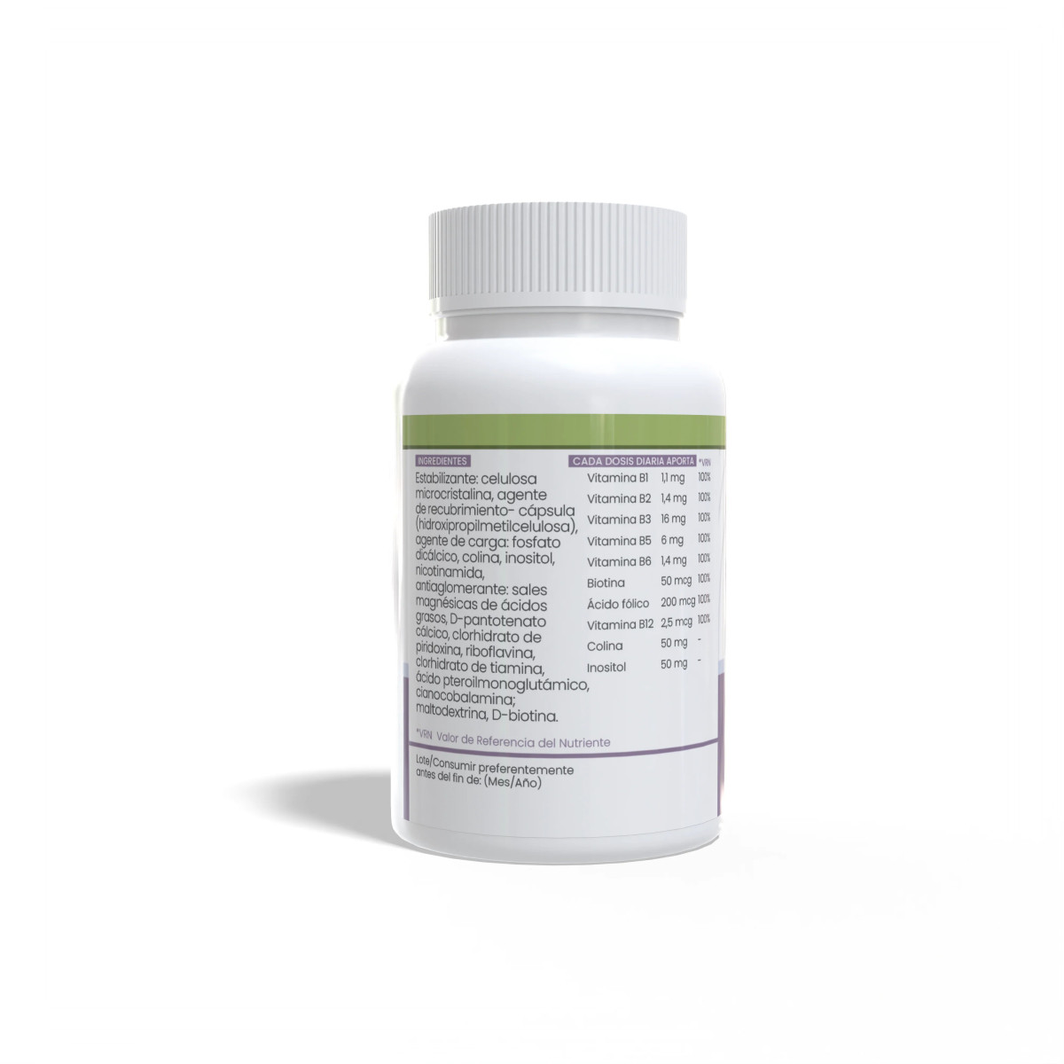 Complejo B - Vitamina B 600mg 60 capsulas Sotya
