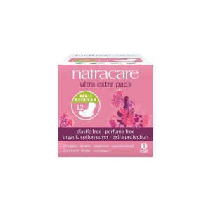 Compresa Ultra Extra Normal con Alas Bio 12 unidades Natracare