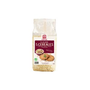 Copos 5 cereales bio 500g Celnat