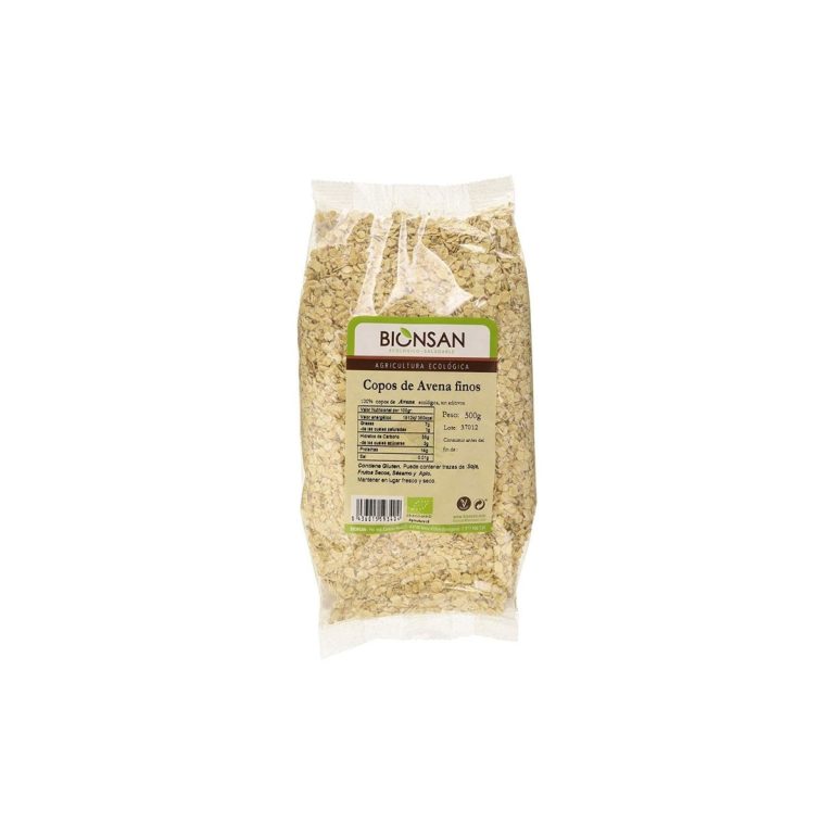 Copos de avena Finos bio 500g Bionsan