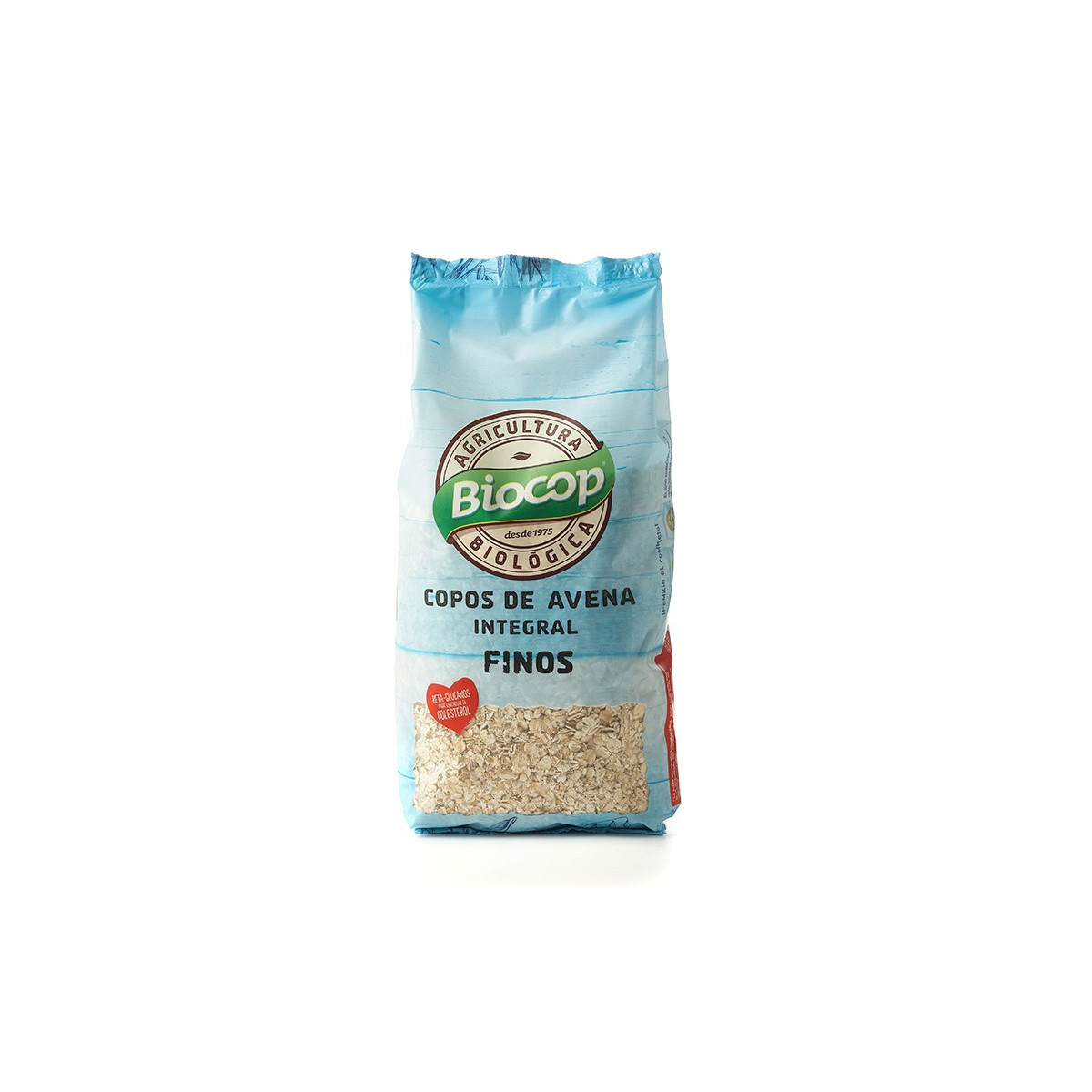 Copos de avena integral finos bio 500g Biocop