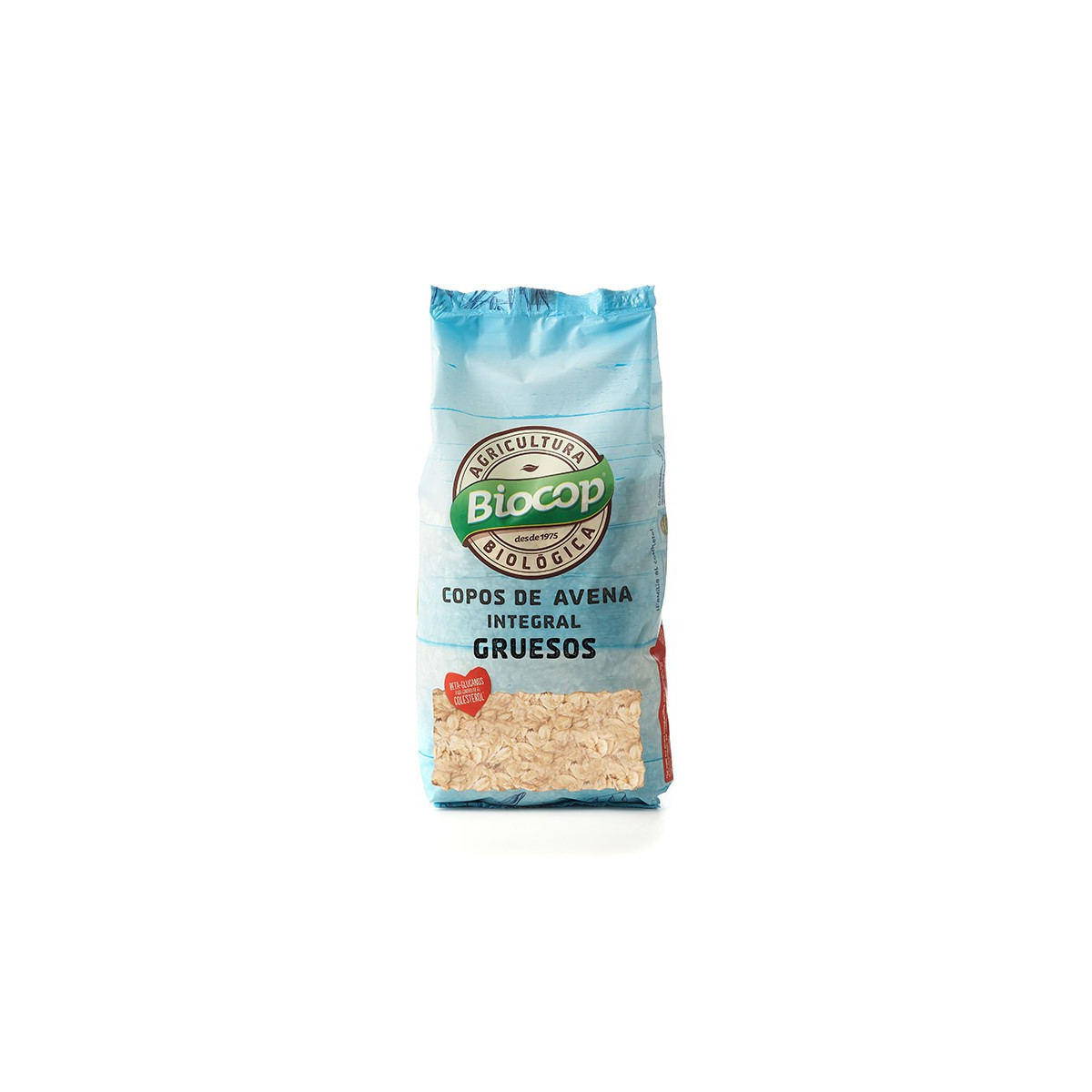 Copos de avena integral gruesos bio 500 g Biocop