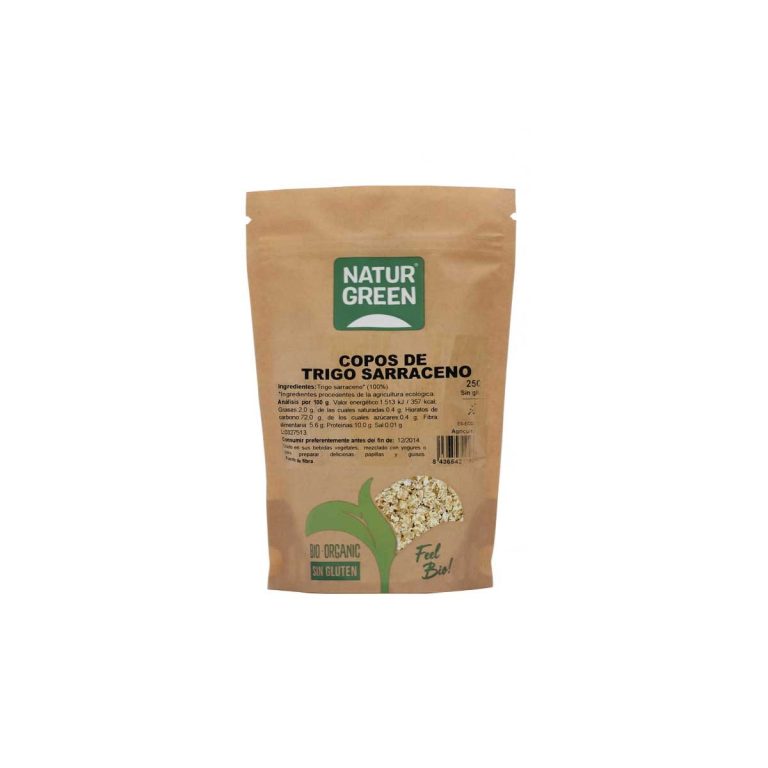 Copos de Trigo Sarraceno s/g Bio 250g Naturgreen