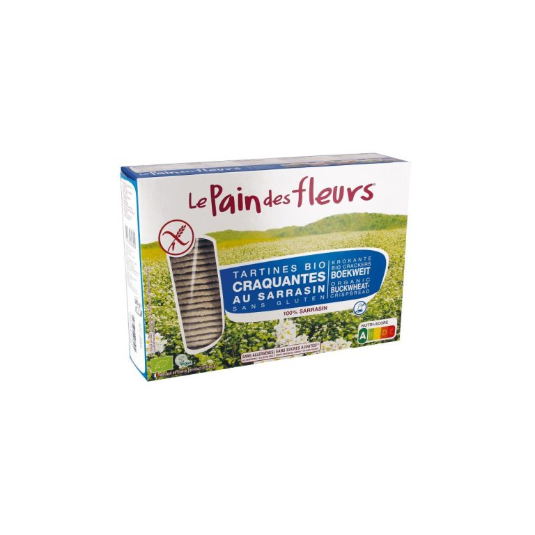 Cracker Trigo Sarraceno sin sal y sin gluten Bio 300g Le Pain des Fleurs