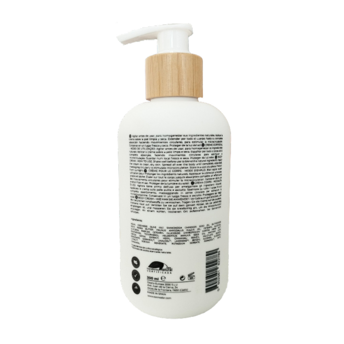 Crema Corporal-Body Milk Ozono Bio 300ml Ozono D'Or