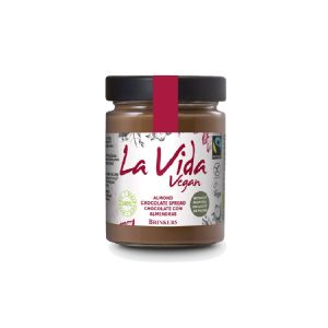 Crema de chocolate con almendras Bio 270g La Vida Vegan