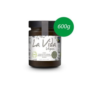 Crema de chocolate negro vegana Bio 600g La Vida Vegan
