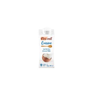 Crema para cocinar de coco cuisine Bio 200ml Ecomil