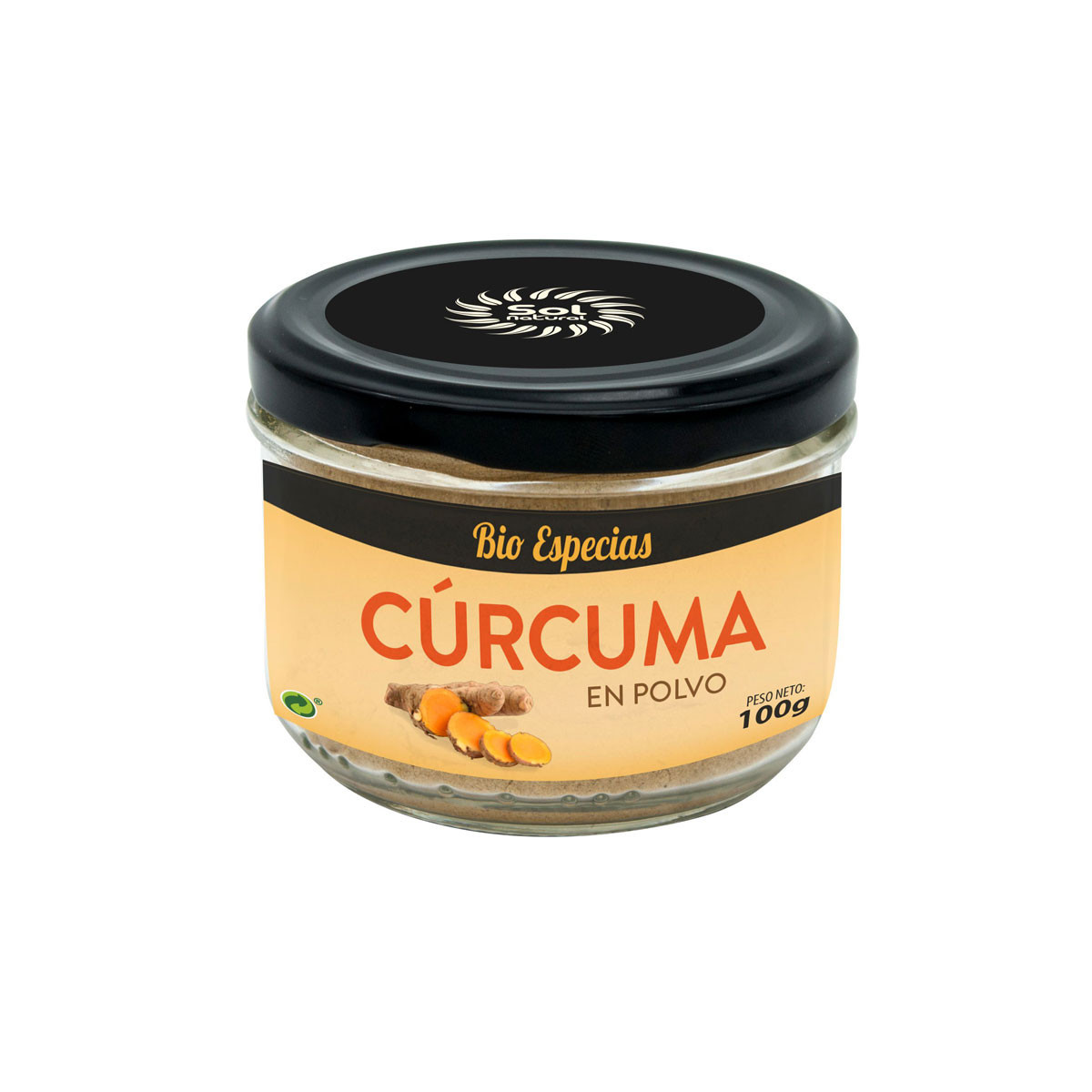 Curcuma en polvo bio 100g Sol Natural