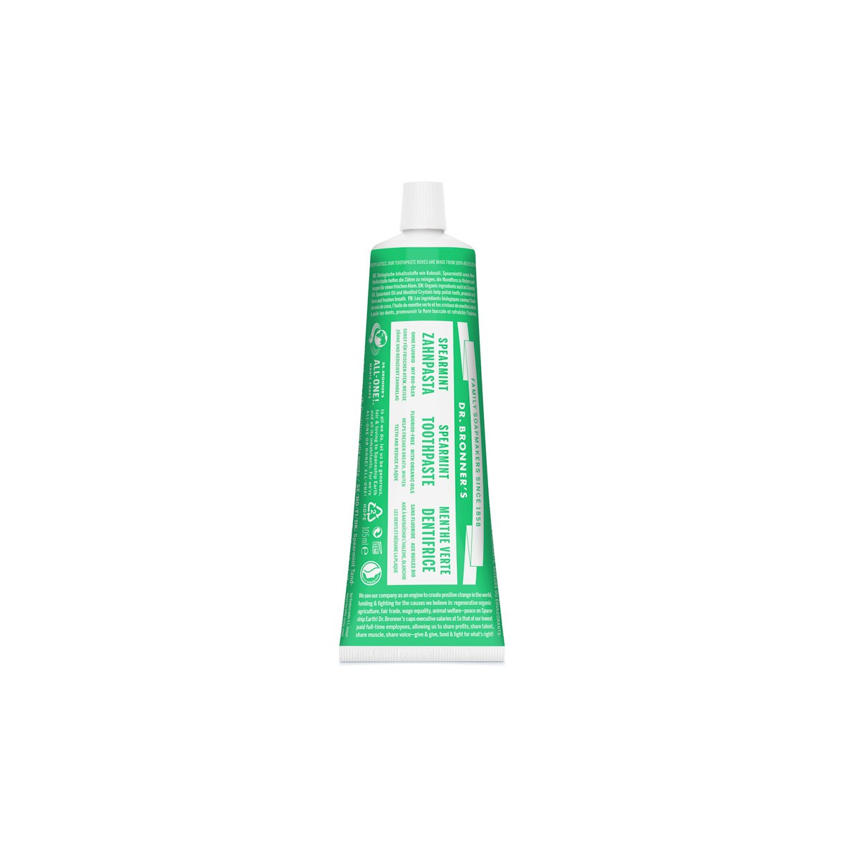 Dentifrico de Hierbabuena 140g Dr. Bronner's