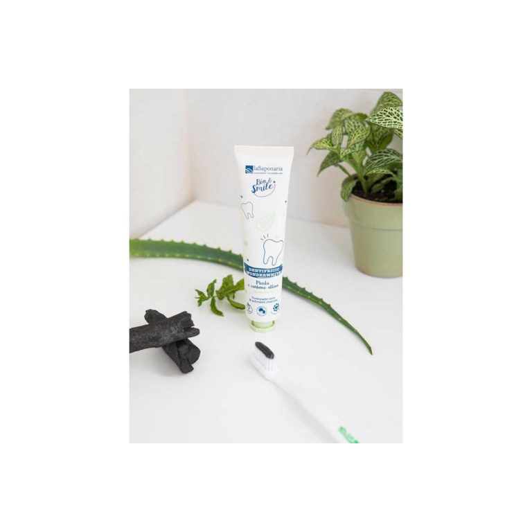Dentifrico menta y carbon Bio 75ml La Saponaria