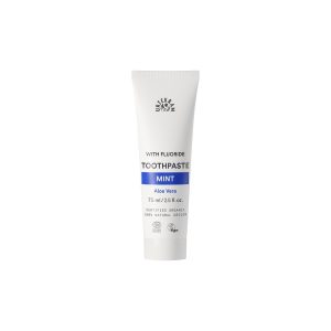 Dentifrico menta-aloe con fluor Bio 75ml Urtekram