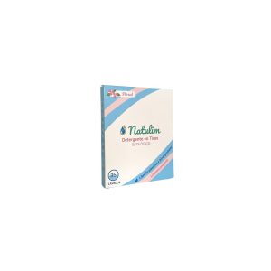 Detergente tiras biodegradable floral 40 lavados Natulim