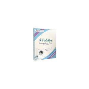 Detergente tiras biodegradable lavanda 40 lavados Natulim