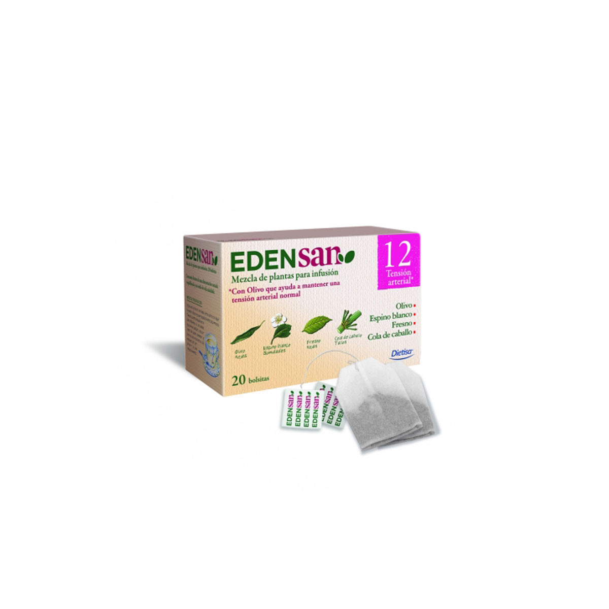 Edensan 12 Tension Arterial 20 filtros Dietisa