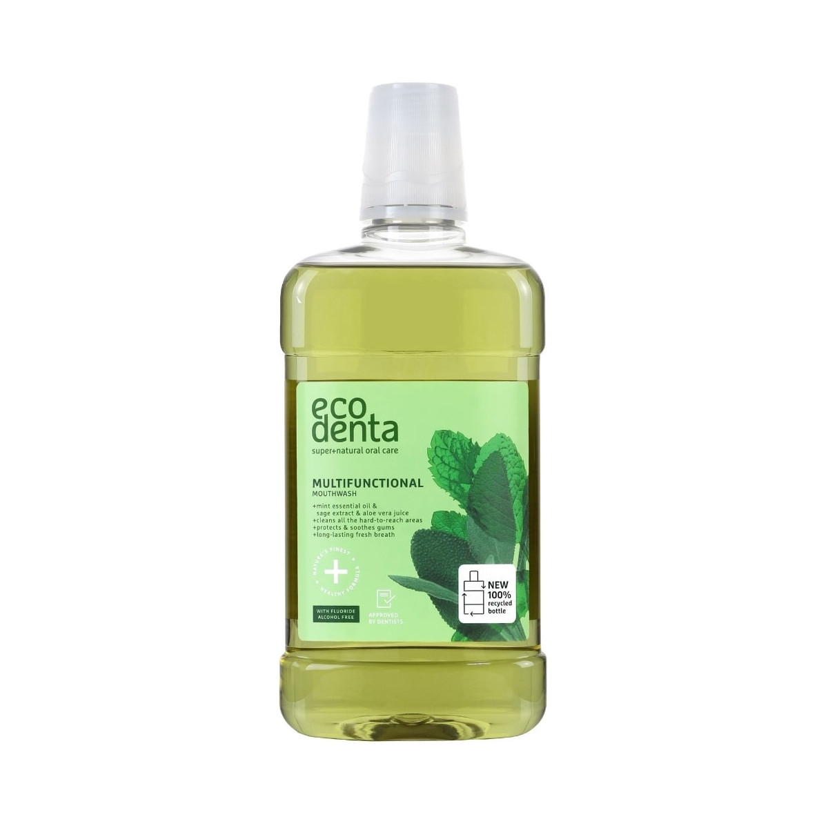 Enjuague bucal Multifuncional menta y salvia 500ml EcoDenta
