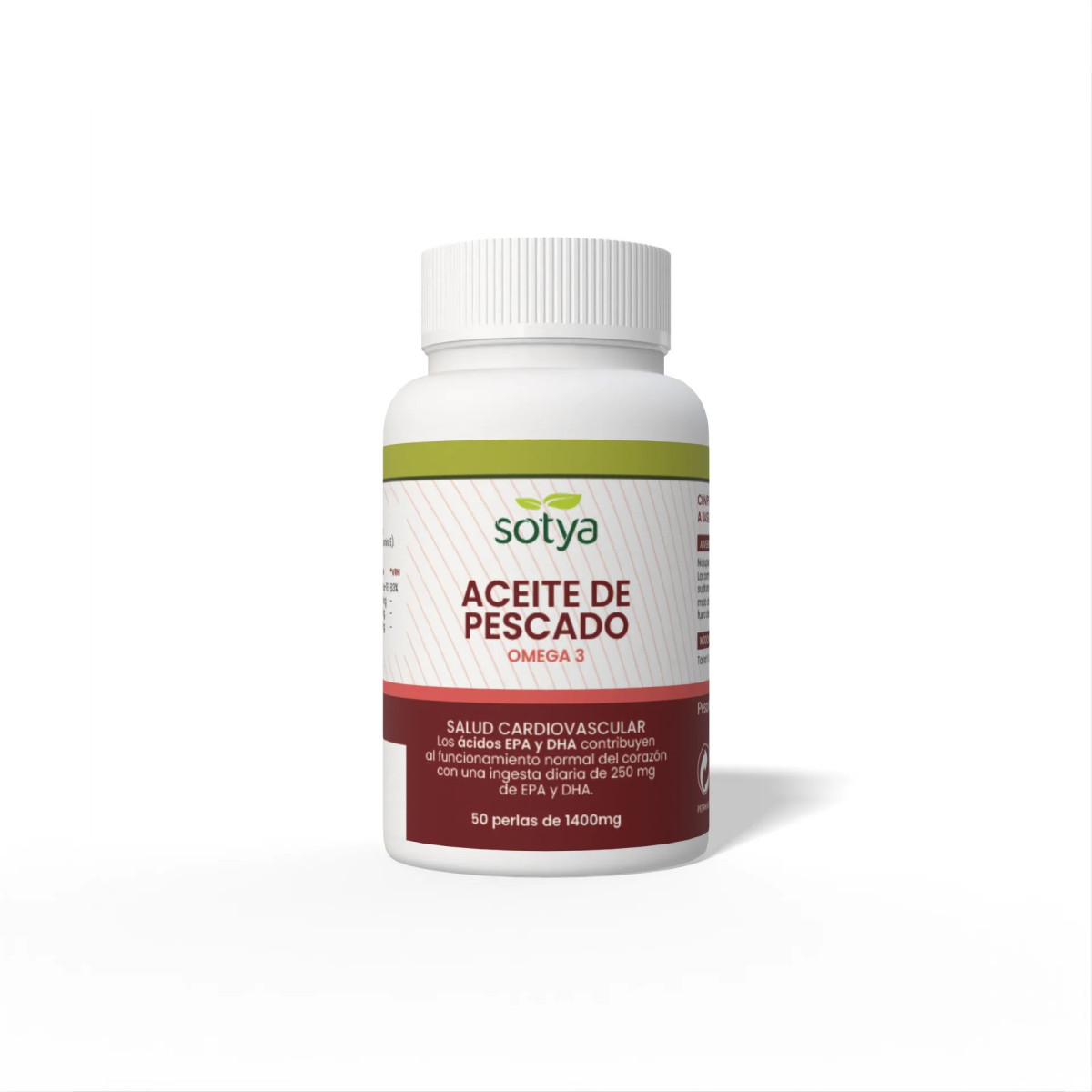 EPA Aceite de pescado Omega3 1400mg 50 perlas Sotya