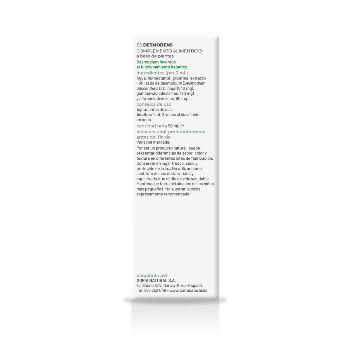 Extracto de Desmodens 50ml Soria Natural