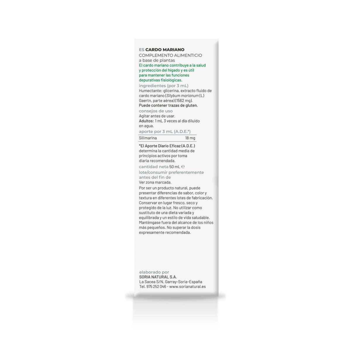 Extracto de Equinacea S.XXI 50ml Soria Natural