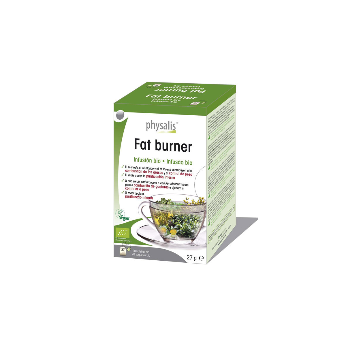 Fat burner infusion bio 20 filtros Physalis