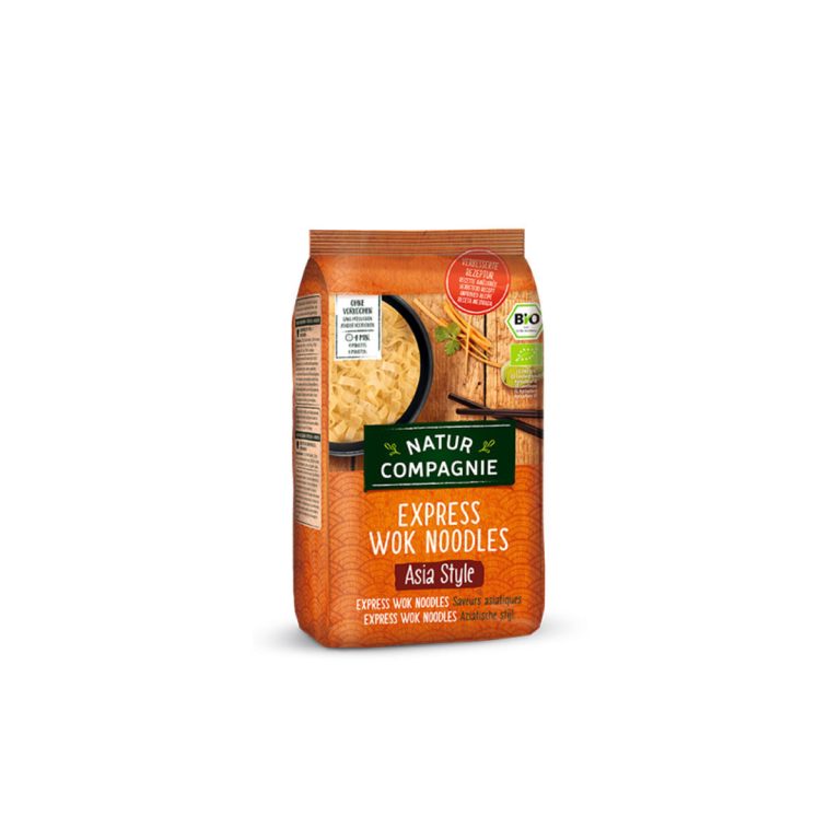 Fideos Asia wok noodles Bio 250g Natur Compagnie