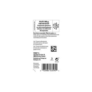 Folato (Metafolin) 1000mcg 60 comprimidos Solgar
