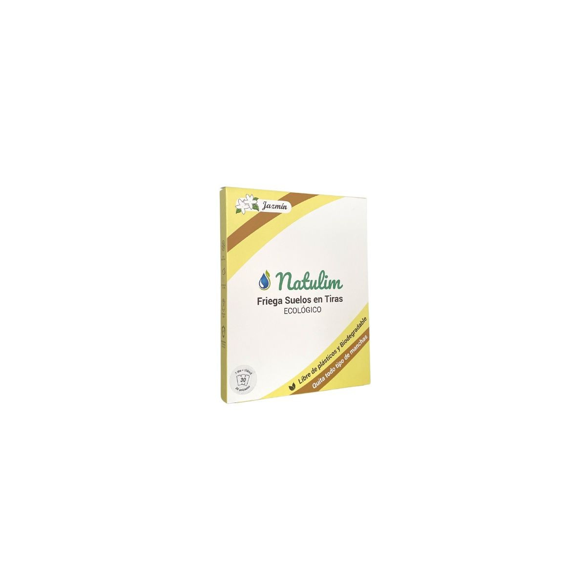 Friega suelos tiras biodegradable jazmin 30 unidades Natulim