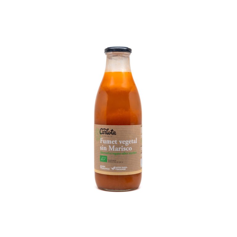 Fumet vegano sabor marisco 1 litro Carlota Organic