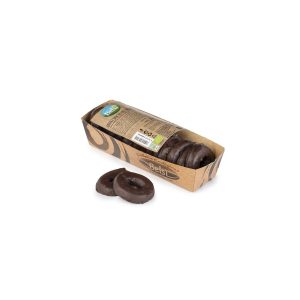Galletas Aros cubierta de chocolate negro Bio 250g Belsi