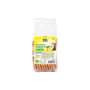 Galletas con coco y limon bio 175g Sol Natural