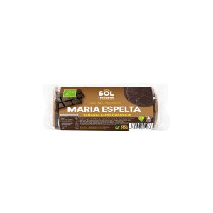 Galletas maria espelta bañadas con chocolate bio 245g Sol Natural