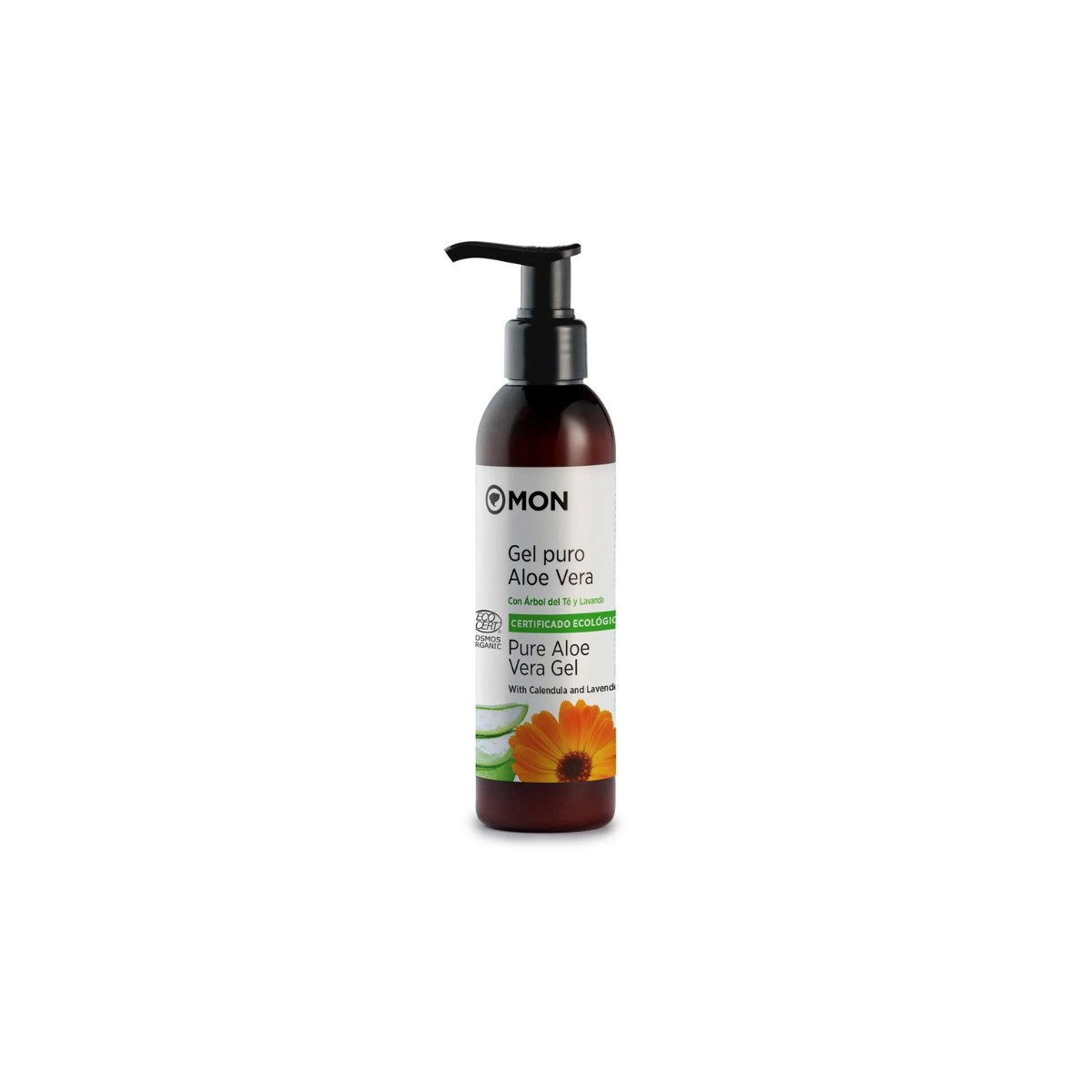 Gel puro de aloe vera con calendula y lavanda Bio 200ml MON