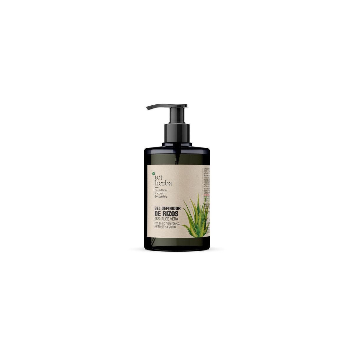 Gel definidor de Rizos 96% Aloe Vera 300ml Tot Herba