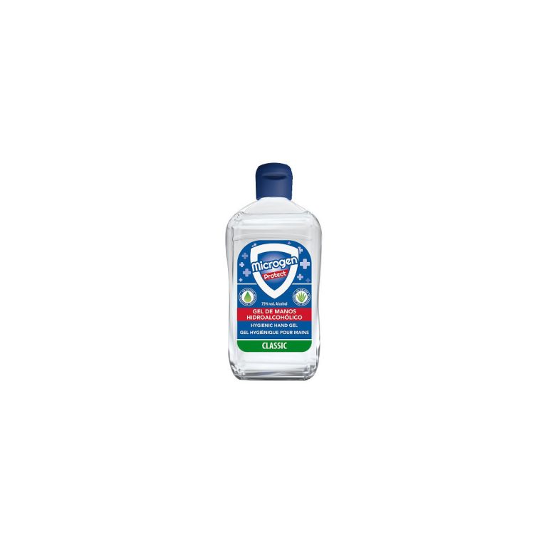 Gel Hidroalcohólico higienizante con Aloe vera y Glicerina 500ml Microgen