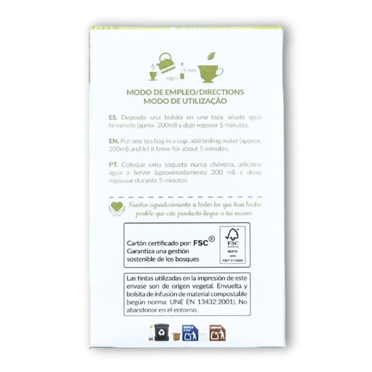 Ginkgo Biloba Infusion Bio 20 filtros Artemis
