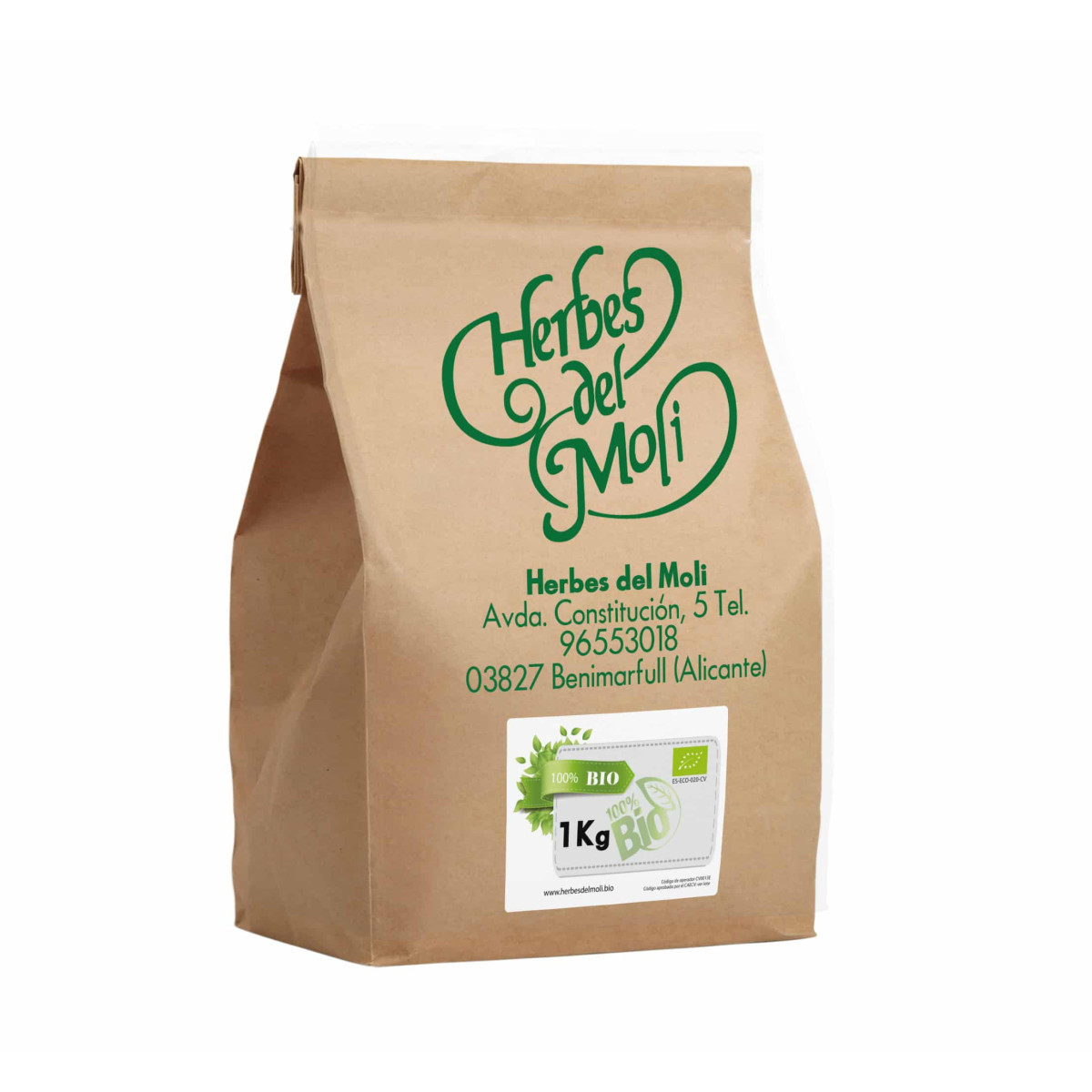 Gordolobo plantas Cortadas bio 1kg Herbes del Moli