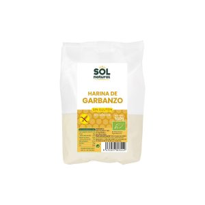Harina de garbanzo sin gluten bio 500g Sol Natural