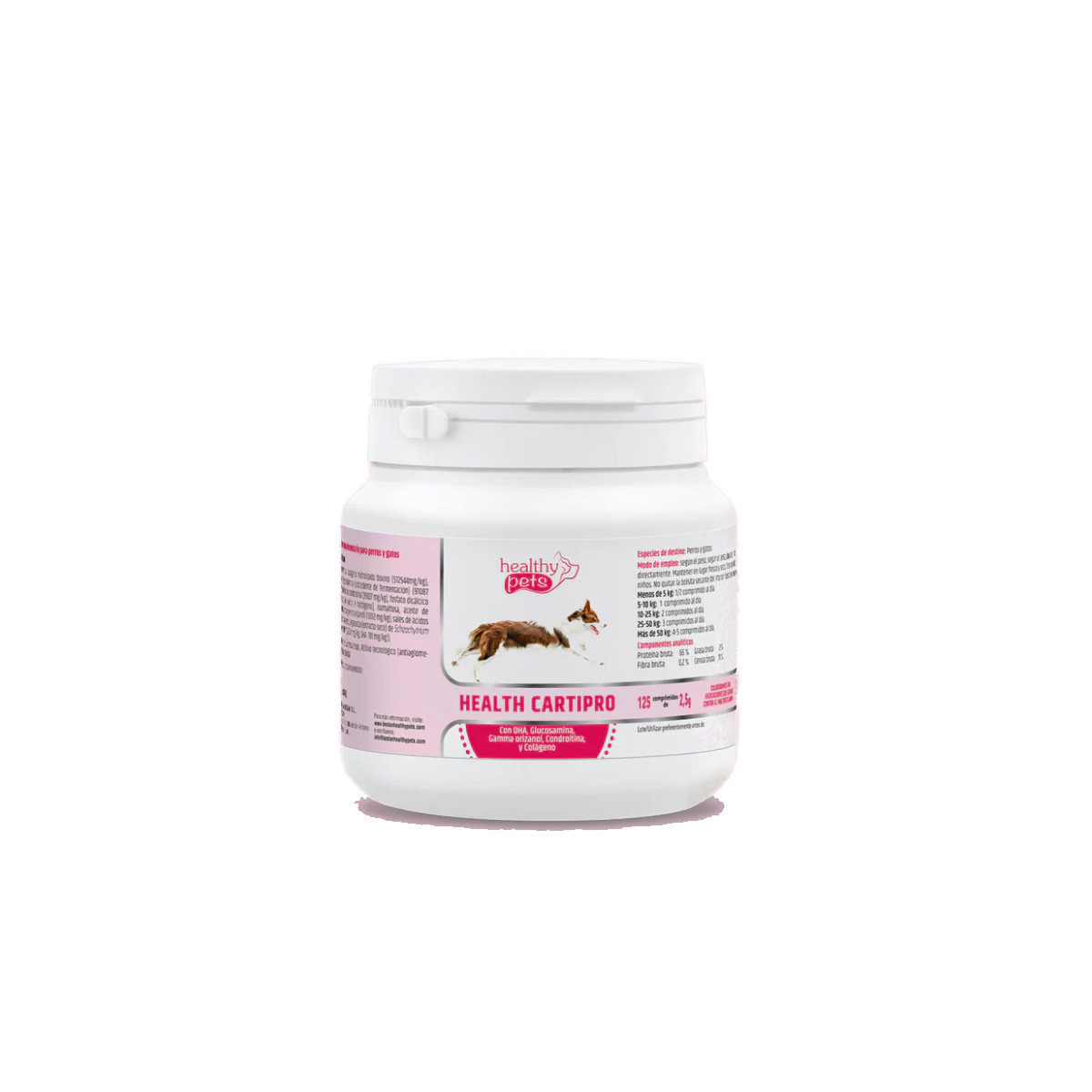 Health Cartipro (articulaciones y huesos) (perros y gatos) 120 comp 2.5g Healthy Pets