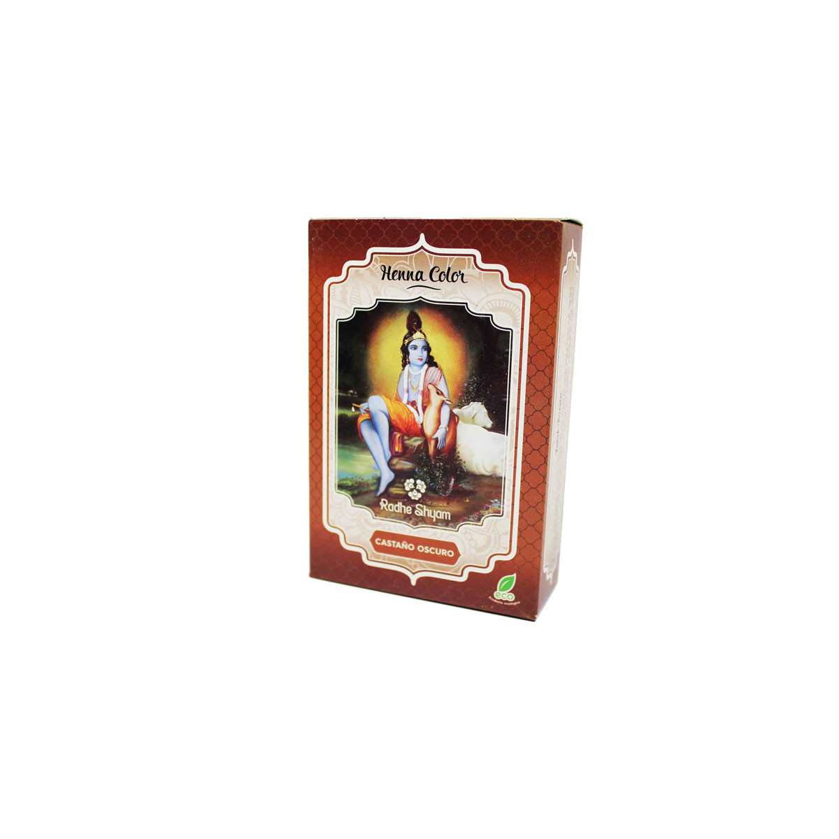 Henna castaño oscuro polvo 100 g Radhe Shyam