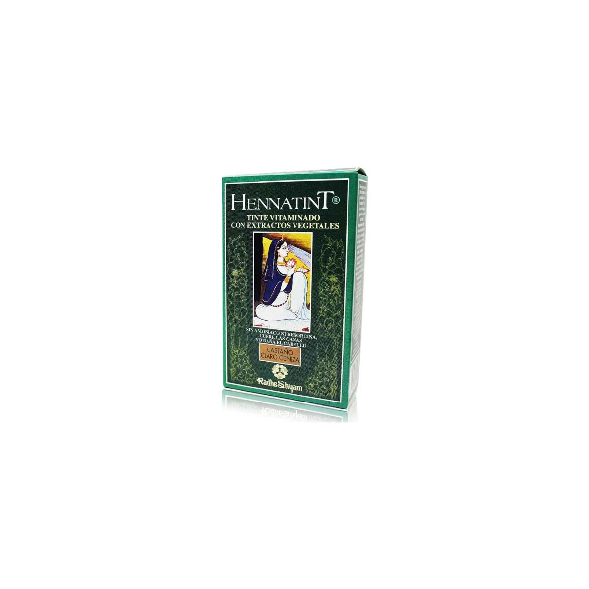 HennaTint 15 castaño claro ceniza 60ml+60ml Radhe Shyam