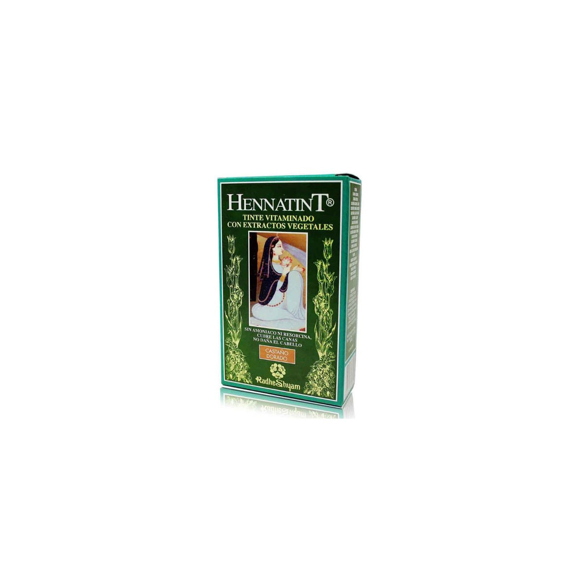 HennaTint 17 Castaño Dorado 60ml+60ml Radhe Shyam