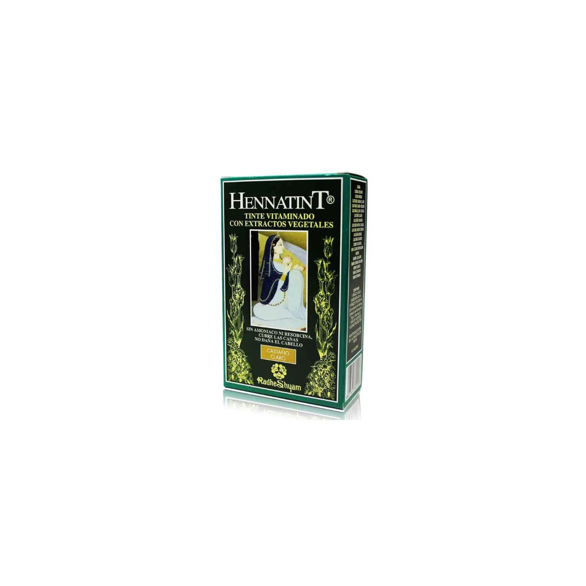 HennaTint 3 castaño claro 60ml+60ml Radhe Shyam