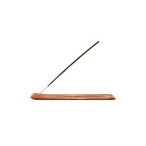 Soporte incienso madera labrada